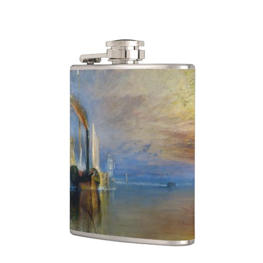 William Turner - Der Kampftemeraire Flachmann (Links)