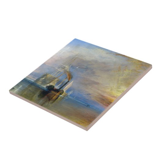 William Turner - Der Kampftemeraire Fliese (Seite)
