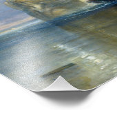 William Turner - Der Kampftemeraire Fotodruck (Ecke)