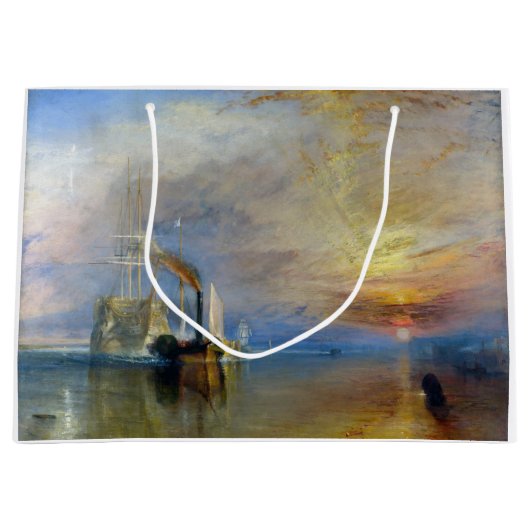 William Turner - Der Kampftemeraire Große Geschenktüte (Vorderseite)