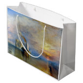 William Turner - Der Kampftemeraire Große Geschenktüte (Rückseite Schrägansicht)