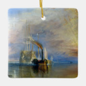William Turner - Der Kampftemeraire Keramikornament (Vorderseite)