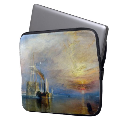 William Turner - Der Kampftemeraire Laptopschutzhülle (Vorderseite Links)