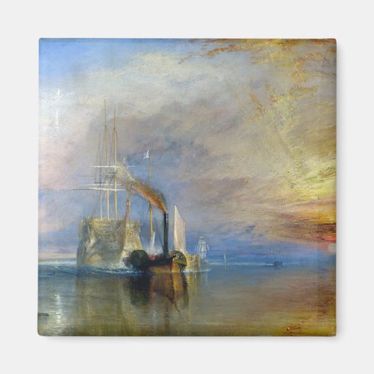 William Turner - Der Kampftemeraire Magnet (Vorne)