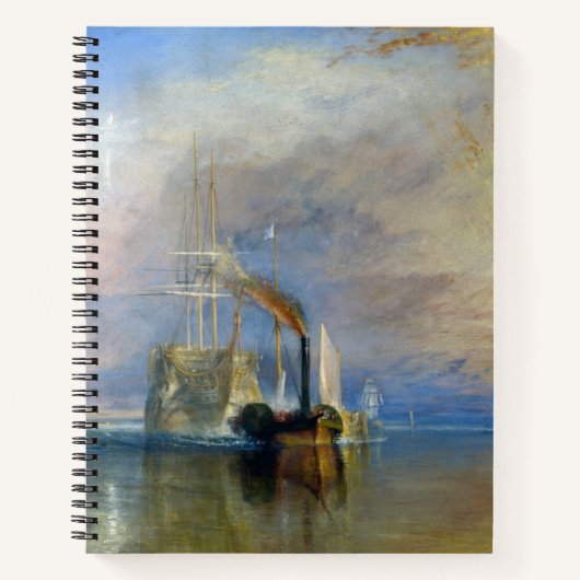 William Turner - Der Kampftemeraire Notizblock (Vorderseite)