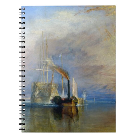 William Turner - Der Kampftemeraire Notizblock (Vorderseite)