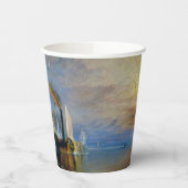 William Turner - Der Kampftemeraire Pappbecher (Links)