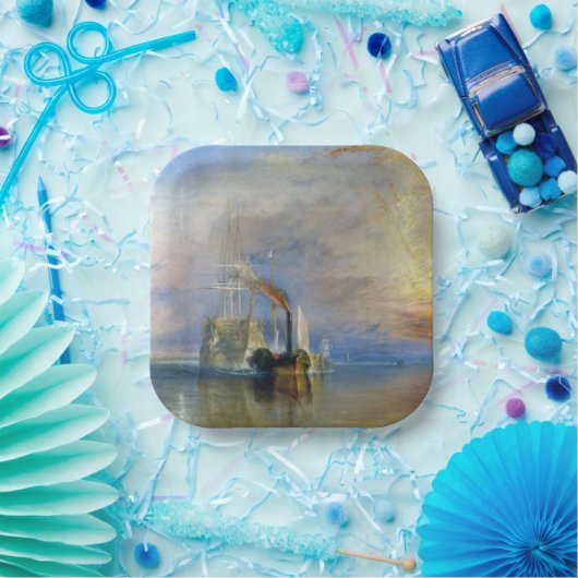 William Turner - Der Kampftemeraire Pappteller (Party)