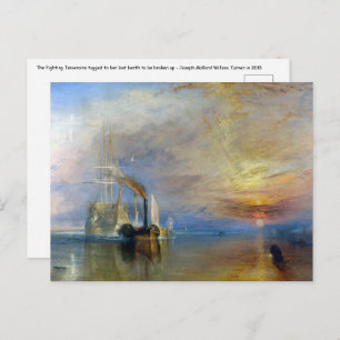 William Turner - Der Kampftemeraire Postkarte
