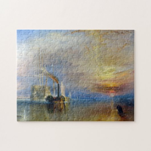 William Turner - Der Kampftemeraire Puzzle (Horizontal)