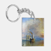 William Turner - Der Kampftemeraire Schlüsselanhänger (Vorderseite links)