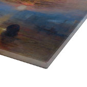 William Turner - Der Kampftemeraire Schneidebrett (Ecke)