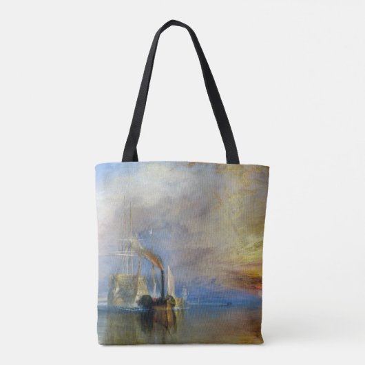 William Turner - Der Kampftemeraire Tasche (Rückseite)
