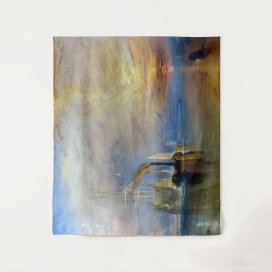 William Turner - Der Kampftemeraire Wandteppich (Vorderseite)