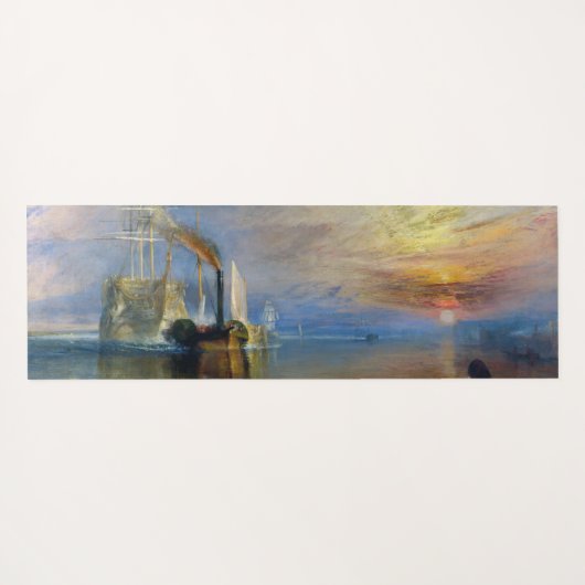 William Turner - Der Kampftemeraire Yogamatte (Rückseite (Horizontal))