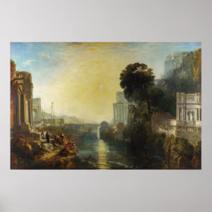 William Turner - Dido baut Karthago Poster