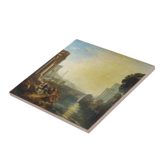William Turner - Dido Gebäude Carthage Fliese (Seite)