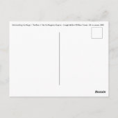 William Turner - Dido Gebäude Carthage Postkarte (Rückseite)