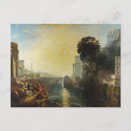 William Turner - Dido Gebäude Carthage Postkarte (Vorderseite)