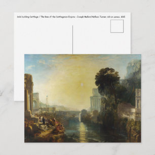 William Turner - Dido gründet Karthago Postkarte