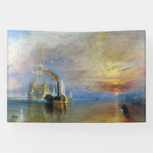 William Turner - Die Fighting Temeraire Banner