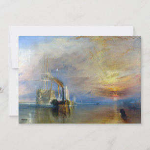 William Turner - Die Fighting Temeraire Einladung