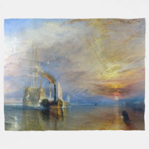 William Turner - Die Fighting Temeraire Fleecedecke