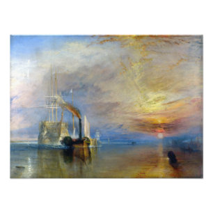 William Turner - Die Fighting Temeraire Fotodruck