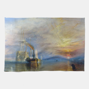 William Turner - Die Fighting Temeraire Geschirrtuch
