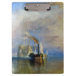 William Turner - Die Fighting Temeraire Klemmbrett