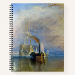 William Turner - Die Fighting Temeraire Notizblock