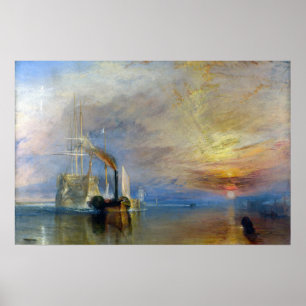 William Turner - Die Fighting Temeraire Poster