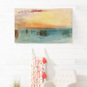 William Turner - Die Lagune bei Venedig bei Sonnen Banner (Insitu)