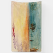 William Turner - Die Lagune bei Venedig bei Sonnen Banner (Vertikal)