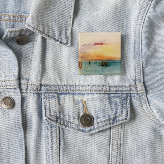 William Turner - Die Lagune bei Venedig bei Sonnen Button (Beispiel)