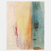 William Turner - Die Lagune bei Venedig bei Sonnen Fleecedecke (Vorderseite)