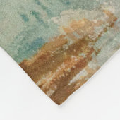 William Turner - Die Lagune bei Venedig bei Sonnen Fleecedecke (Ecke)