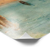 William Turner - Die Lagune bei Venedig bei Sonnen Fotodruck (Ecke)