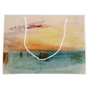 William Turner - Die Lagune bei Venedig bei Sonnen Große Geschenktüte
