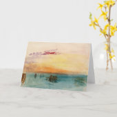 William Turner - Die Lagune bei Venedig bei Sonnen Karte (Gelbe Blume)