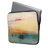 William Turner - Die Lagune bei Venedig bei Sonnen Laptopschutzhülle (Vorderseite Links)