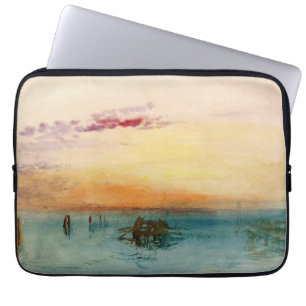 William Turner - Die Lagune bei Venedig bei Sonnen Laptopschutzhülle