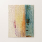 William Turner - Die Lagune bei Venedig bei Sonnen Puzzle (Vertikal)