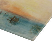 William Turner - Die Lagune bei Venedig bei Sonnen Schneidebrett (Ecke)