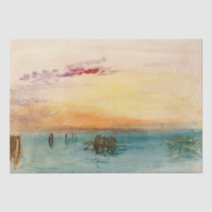 William Turner - Die Lagune bei Venedig bei Sonnen Seidenpapier
