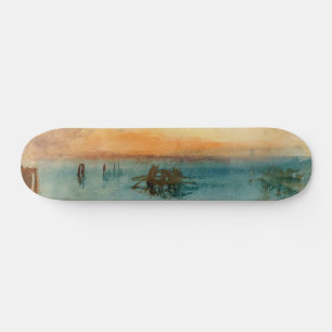 William Turner - Die Lagune bei Venedig bei Sonnen Skateboard