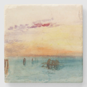 William Turner - Die Lagune bei Venedig bei Sonnen Steinuntersetzer