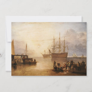 William Turner - Die Sonne geht durch den Dunst un Dankeskarte