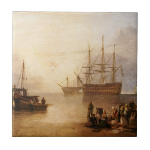 William Turner - Die Sonne geht durch den Dunst un Fliese
