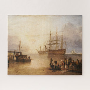 William Turner - Die Sonne geht durch den Dunst un Puzzle